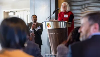 New President’s Public Impact Award Presented to Cell Biology & Molecular Genetics' Anne Simon