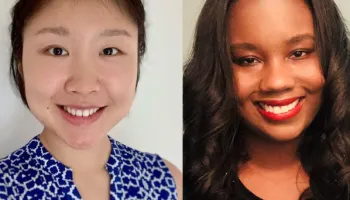 Sherry Fan and Courtney Grimes Selected as Student Speakers for College’s Spring 2021 Commencement Celebration