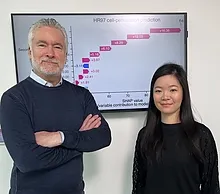 Dr. Cummings and Renee Chou
