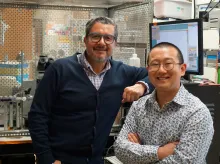 Ricardo Araneda (left) and Ruilong Hu (right)