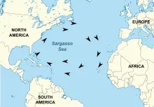 Sargasso Sea map